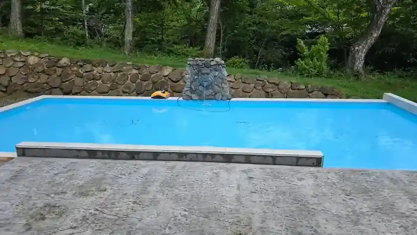 宿泊したヴィラのプール