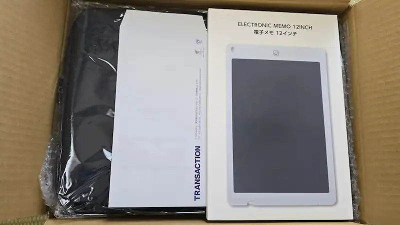 7818トランザクションの株主優待の箱を開けたところ