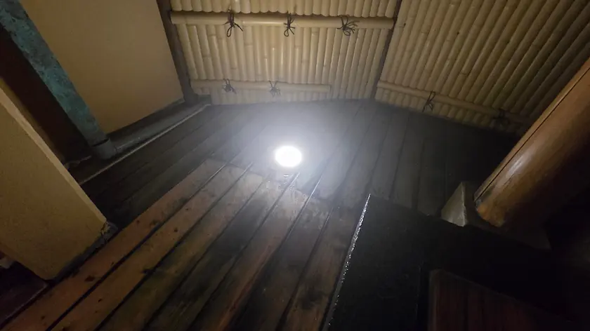 自前のLED防水ライト