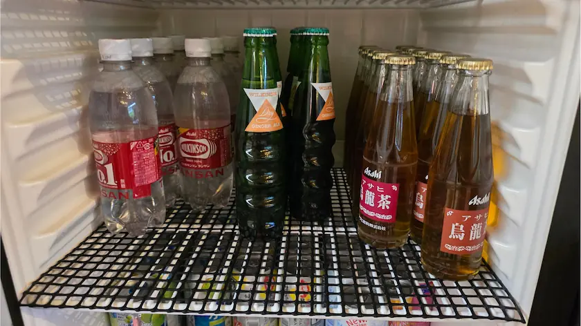秋保温泉 櫻離宮 ラウンジのソフトドリンク