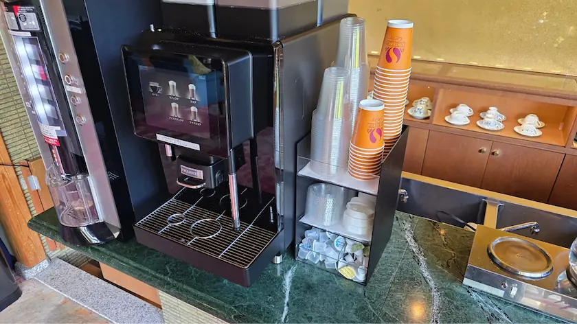 秋保温泉 櫻離宮 ラウンジのコーヒー