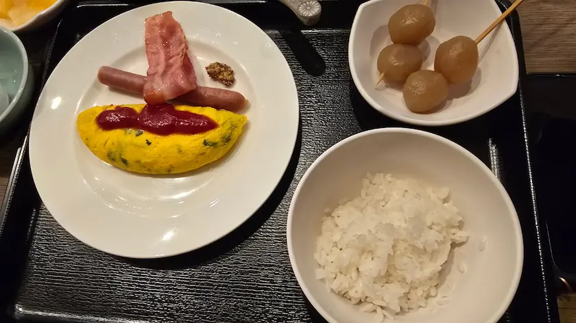 私のセレクトの朝食