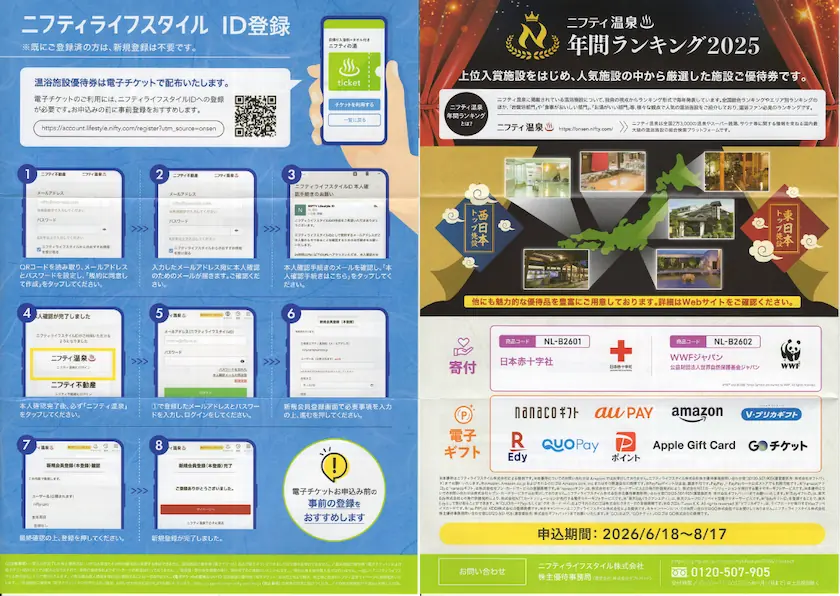 4262ニフティライフスタイル株主優待案内
