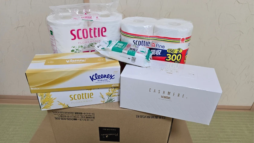 863日本製紙の実際に届いた株主優待
