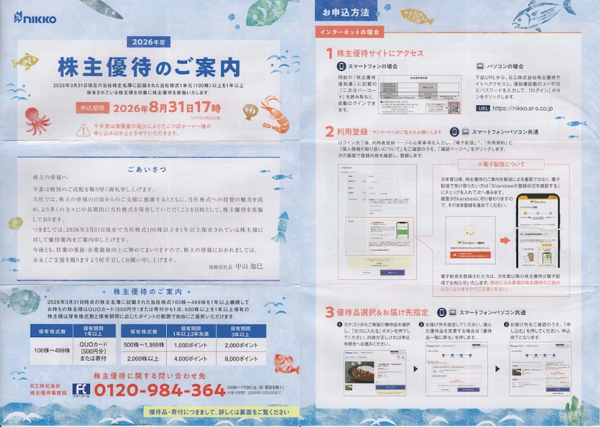 6306日工株主優待案内(p1)
