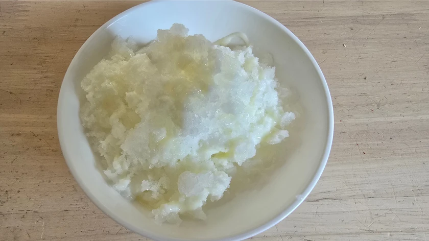 カルピスミルクかき氷