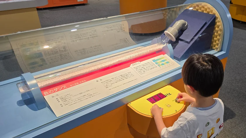 小樽市総合博物館 本館の科学展示室の様子