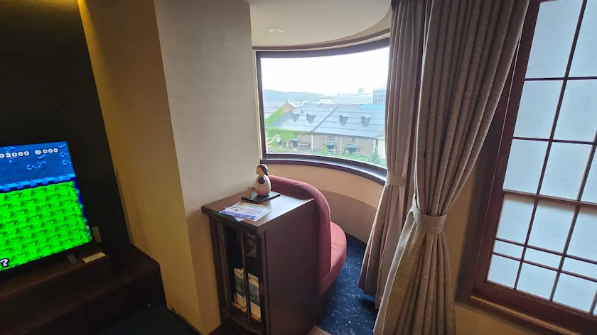 運河の宿 おたる ふる川 お部屋の寛ぎスペース