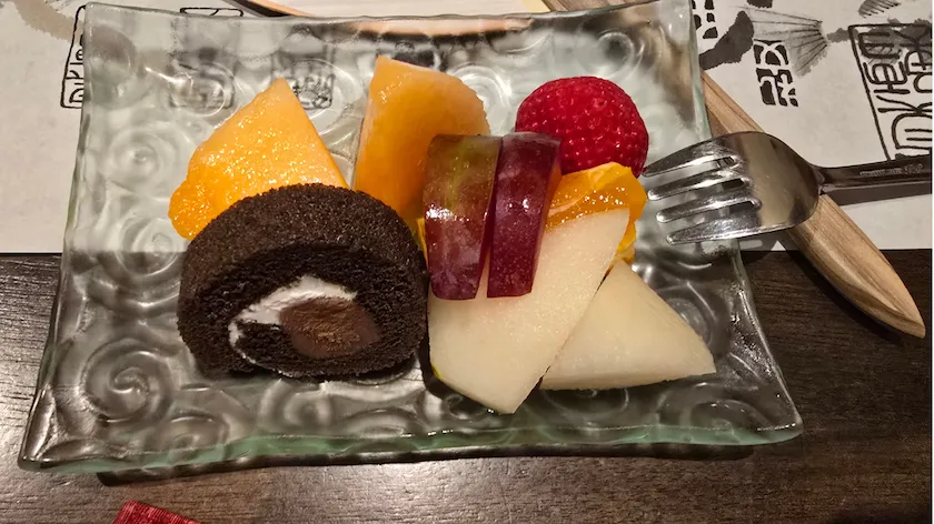 運河の宿 おたる ふる川 未就学児の夕食のデザート