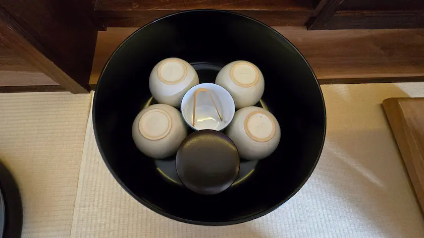 運河の宿 おたる ふる川 お部屋のお茶セット