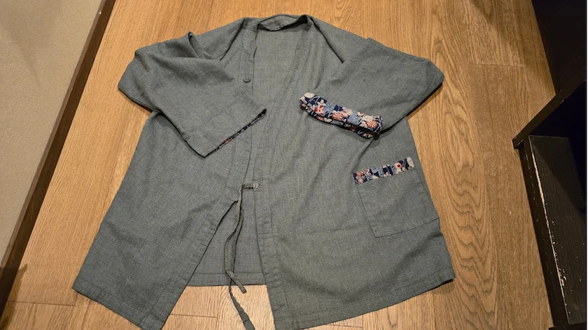 定山渓ゆらく草庵の作務衣