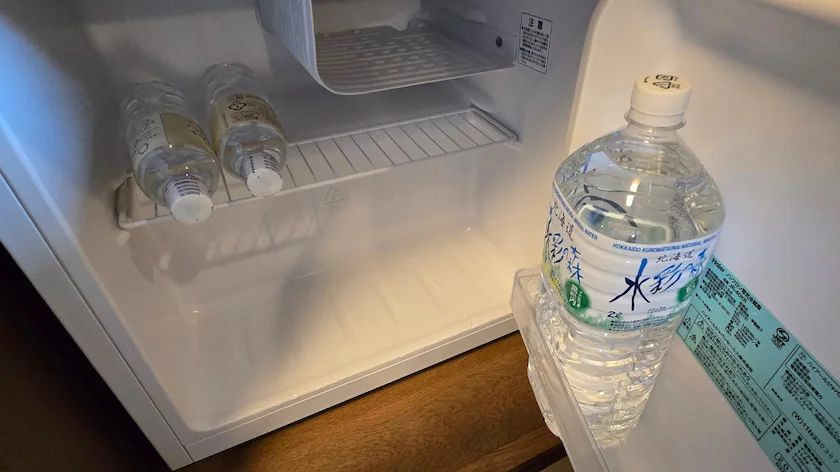 「ゆらく草庵」の冷蔵庫の中身