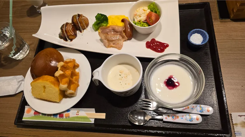 子どもの朝食セット