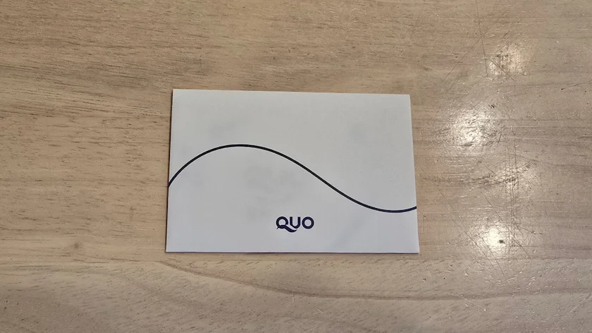 6306日工から実際に届いた株主優待のQUOカード