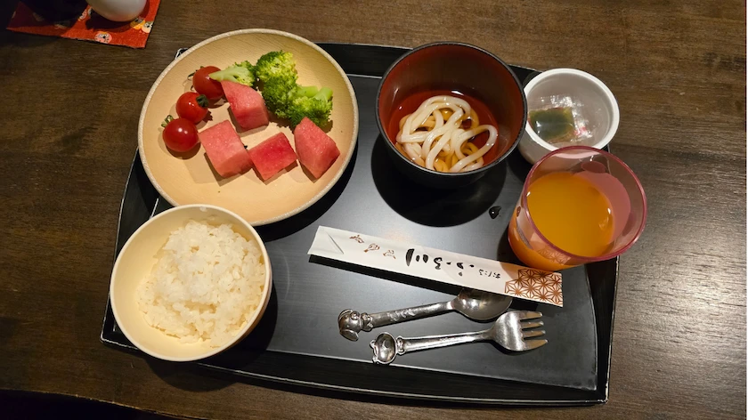 運河の宿 おたる ふる川 次男の選んだ朝食