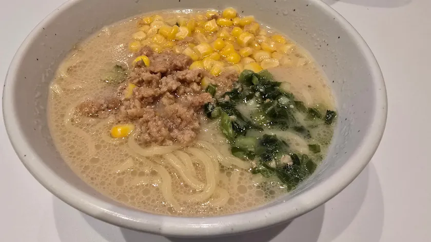 第一興商(7458)株主優待で食べた「ラーメン香澄 味噌(赤×白味噌)」